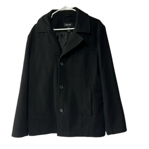 Women’s‎ Claiborne Coat Black size M Medium 60% Wool great condition